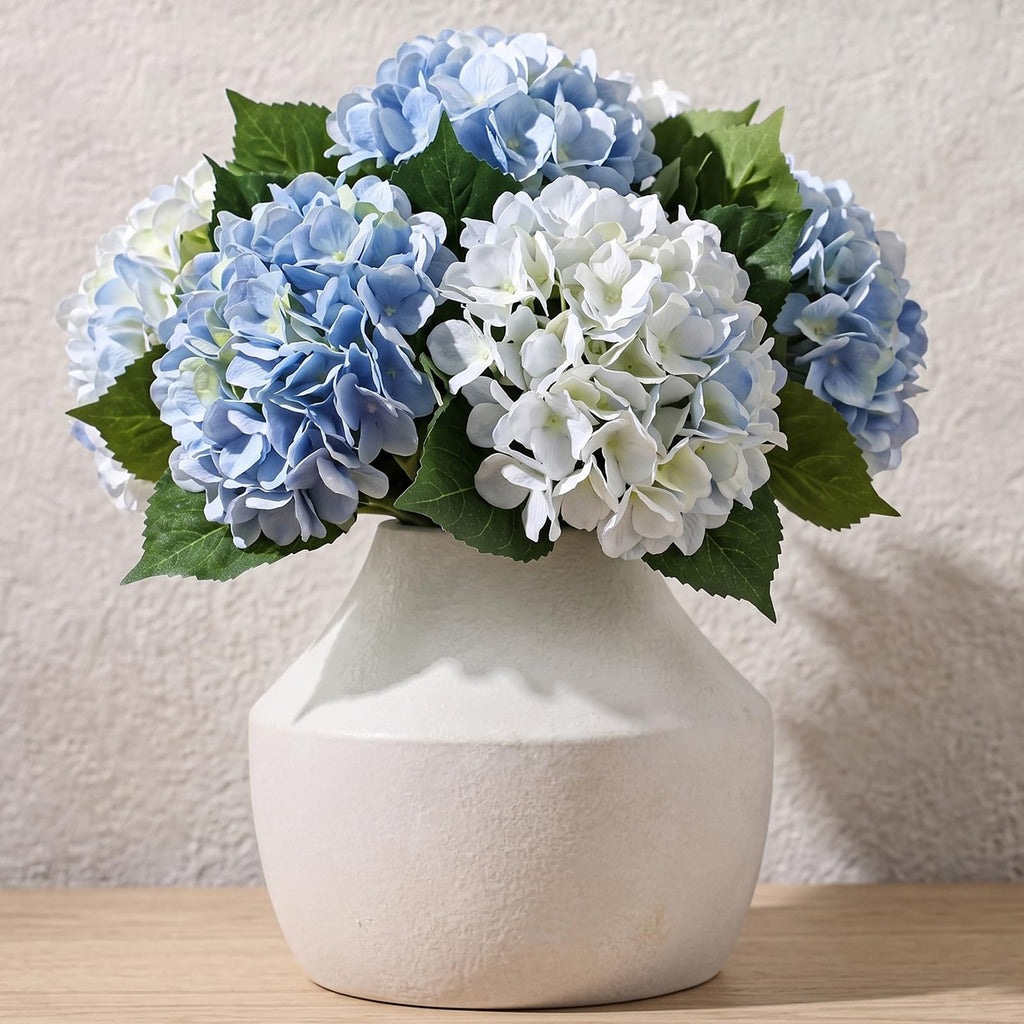 Ceramic Flower Vase, 5.2in Farmhouse Table Rustic Vases