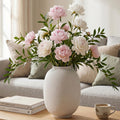 Ceramic Flower Vase, 7.9in Farmhouse Table Rustic Vases, Waterproof